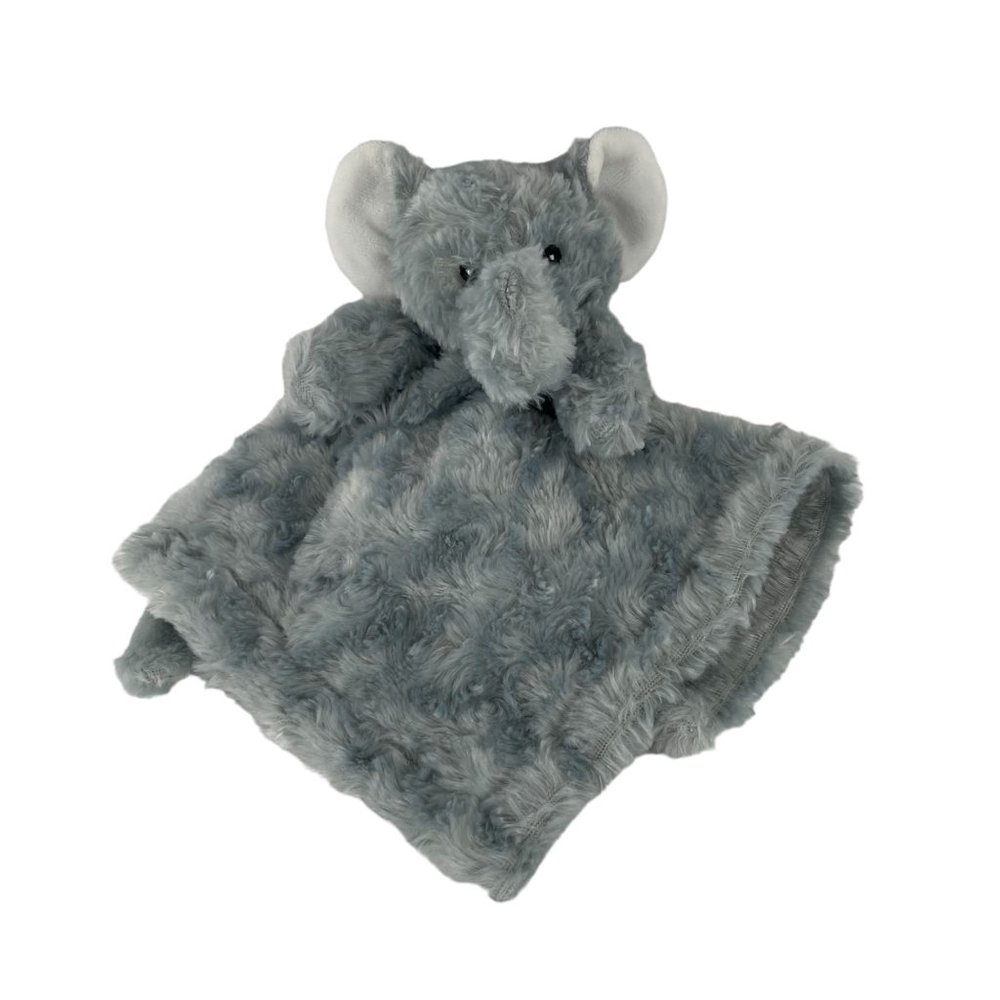 Necessities TenderTyme Blue Elephant Lovey Baby‎ Security Blanket Swirl Plush